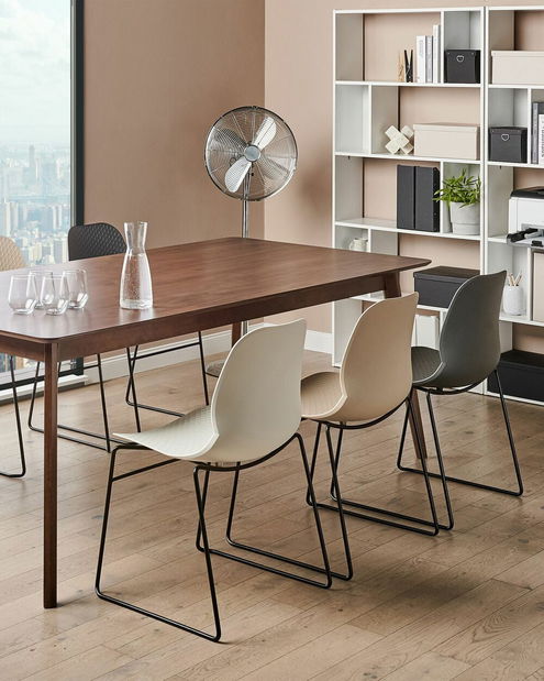 Set 4 ks jídelních židlí Panza (bílá)