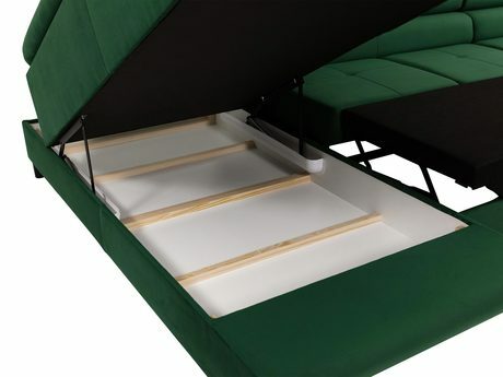 Rohová sedačka U Terazuro Bis (šedá) (s úl. prostorem) (P)