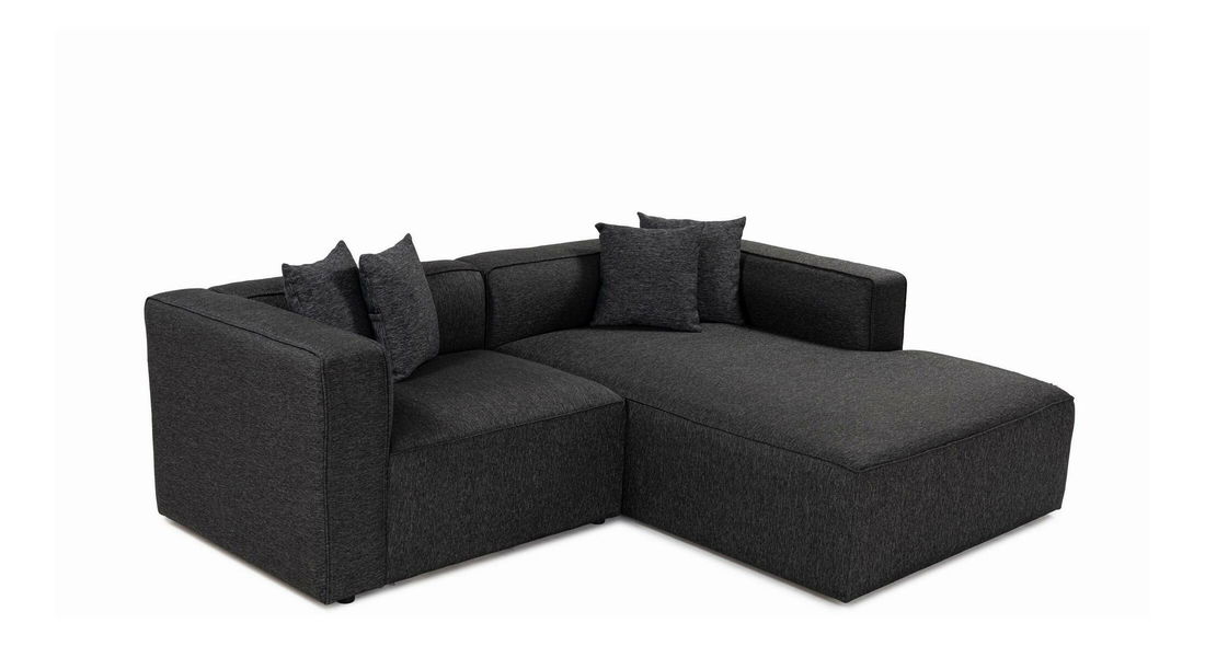 Rohová sedačka Morelotta (P) (antracit)