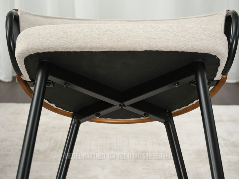 Židle Elviria K (ořech + černá)