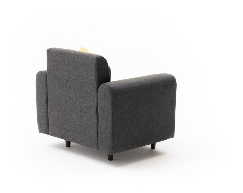 Křeslo Noyalepo L (antracit + ořech)