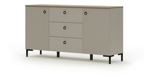 Komoda Demandaron 4 (taupe + dub silverjack)