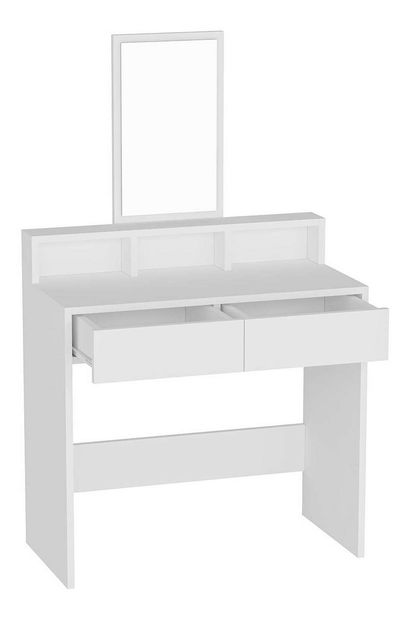 Toaletní stolek Lunara (bílá)