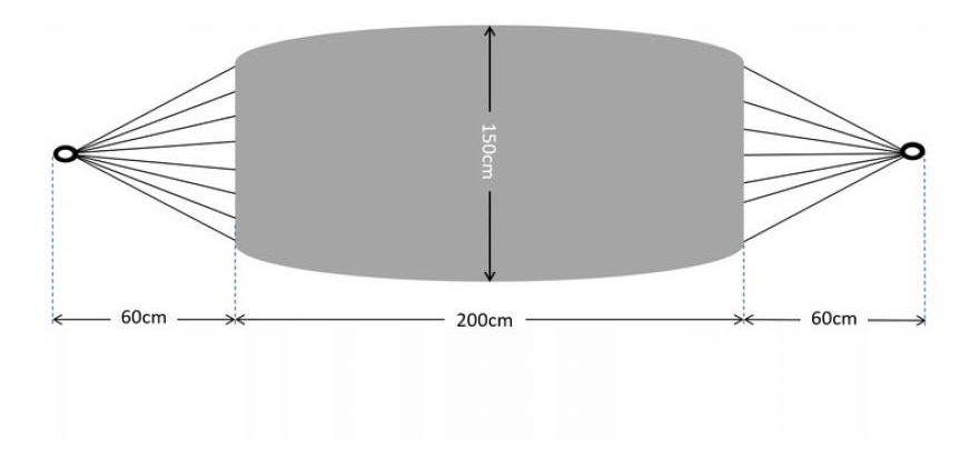Houpací síť Nawi 1 (zelená)