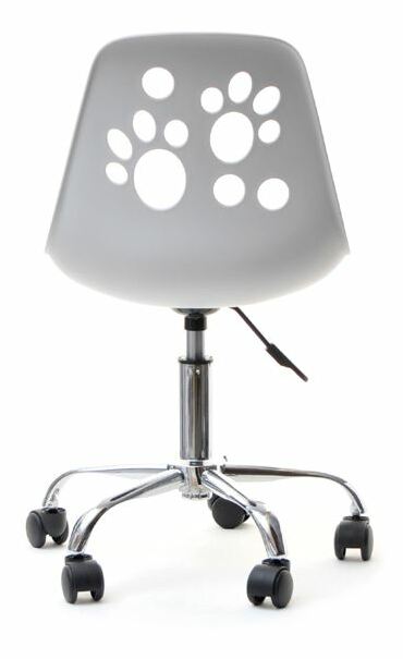 Dětská židle Footy (šedá + chromová)