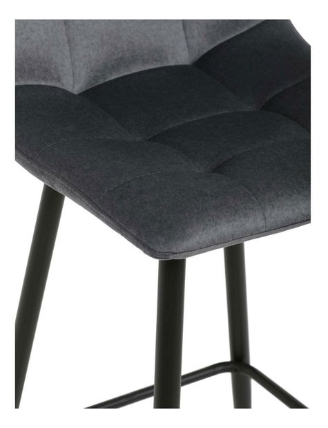 Barová židle Asegurando (tmavě šedá)