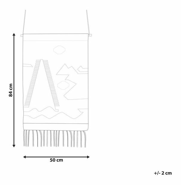 Nástěnná dekorace Secelia (černá)