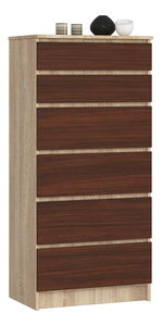 Komoda Kalista III (dub sonoma + wenge)