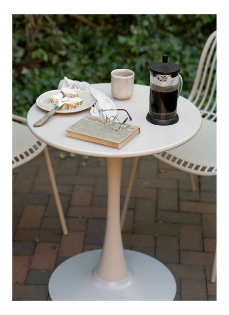 Bistro stůl Mmiravia (taupe)