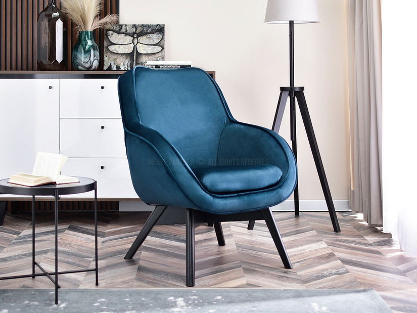 Designové křeslo Merch (bílá)