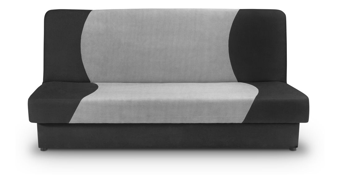 Pohovka BRW Hop 3K (šedá + černá)