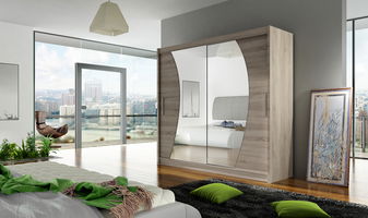 Šatníková skříň Brandon 9 (trufla)