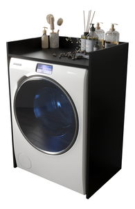 Skříňka na pračku Ottilia (černá matná)