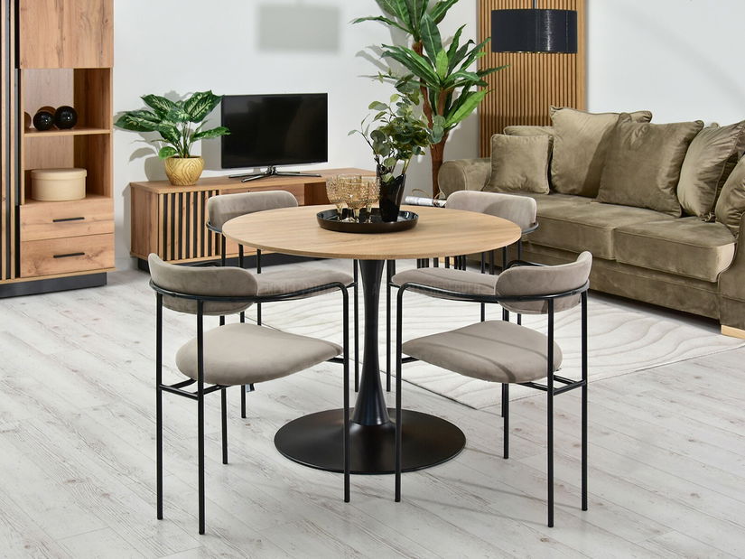 Židle Magnus (béžová + černá)