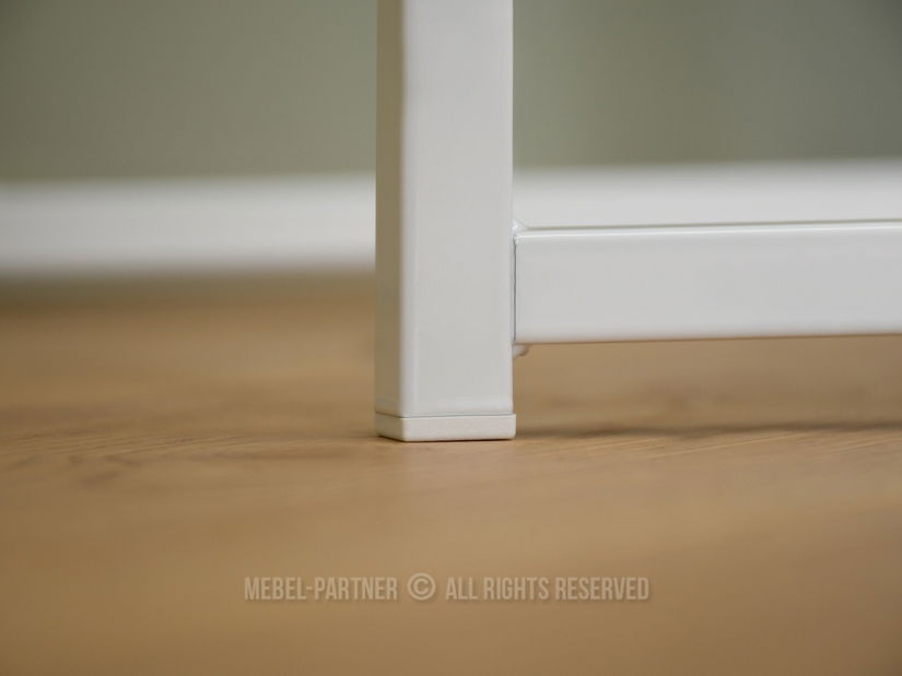 Konzolový stolek Norma S (dub + bílá)