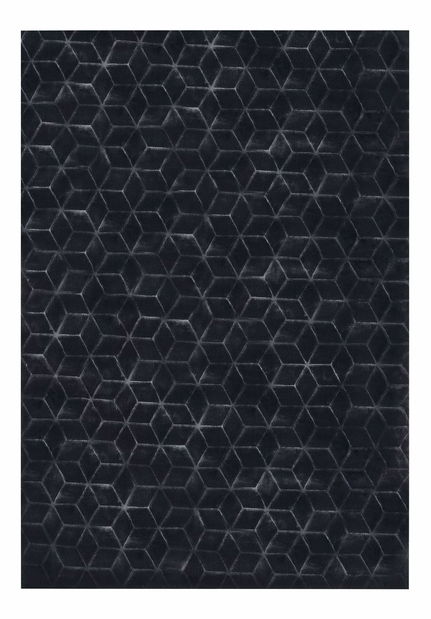 Koberec z umělé kožešiny 160 x 230 cm Thae (černá)