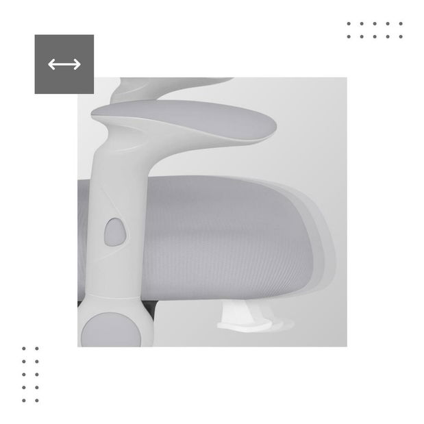 Dětská židle Journey 5 (bílá + šedá)