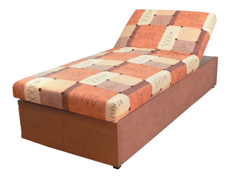 Jednolůžková postel (válenda) 90 cm Pennie (s molitanovou matrací)