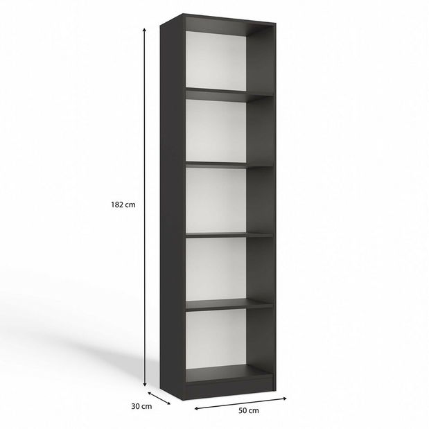 Regál Refarencios 5 (antracit)