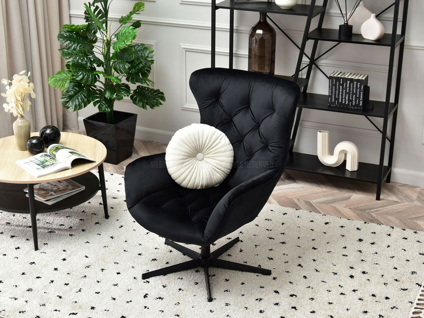 Křeslo Aaron (černá)