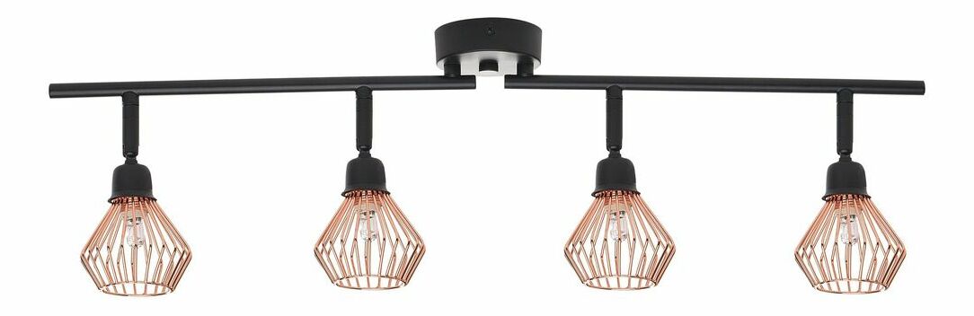 Závěsná lampa Ventura L (černá měděná)