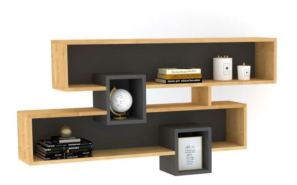 Police Puvonu (dub safírový + antracit)