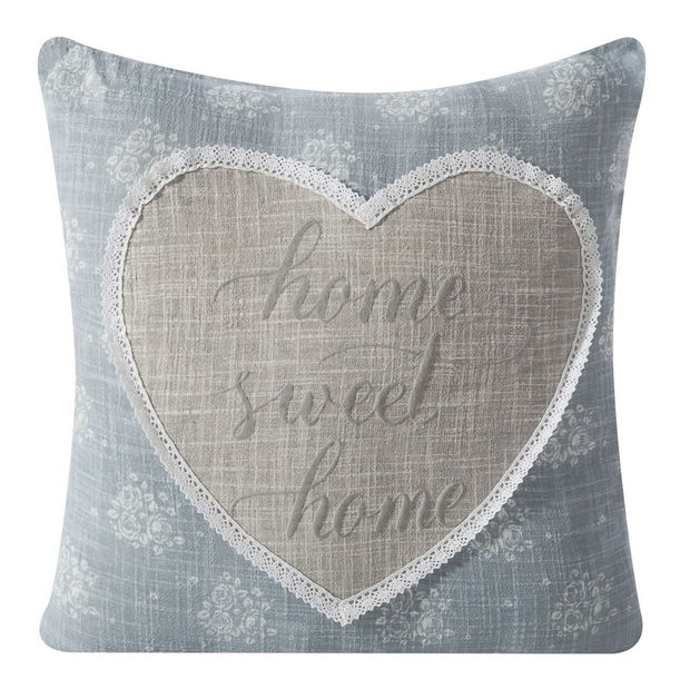 Ozdobný polštář 45x45 cm Losa (světle modrá) (1 ks)