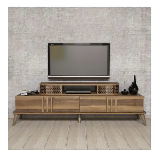 TV stolek/skříňka Lamele 2 (ořech)