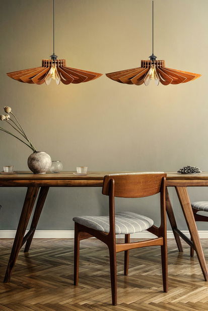 Set 2ks. stropních svítidel Desalonssa 1 (ořech)