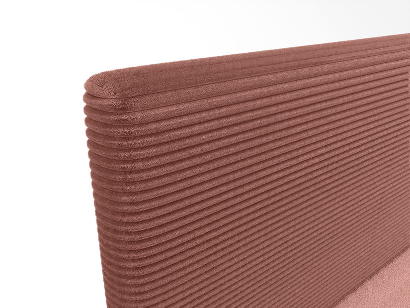 Jednolůžková postel 90 cm Napoli Bonell (terakota) (s roštem, bez úl. prostoru)