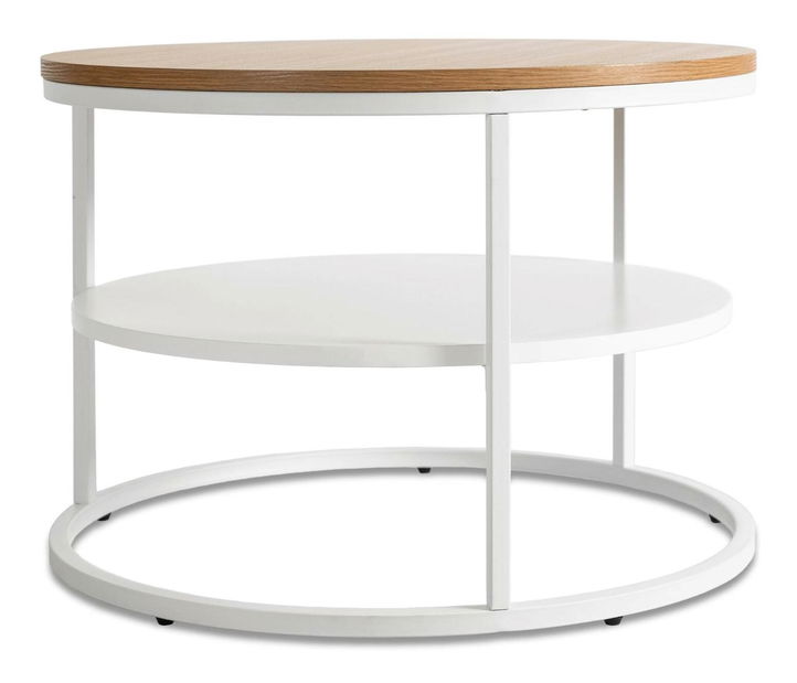 Konferenční stolek Blanquendo (dub + bílá)