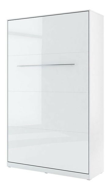 Sklápěcí postel Callista Pro I (bílá + lesk bílý) (120x200)