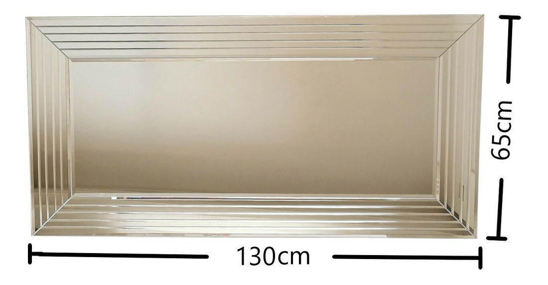 Zrcadlo Silvery III (Stříbrná)