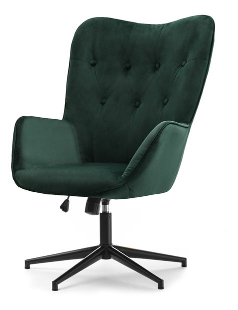 Křeslo Truni (zelená + černá)