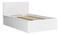 Jednolůžková postel 120 cm BRW Tetrix 6 (lesk bílý) (s roštem) (s úl. prostorem)
