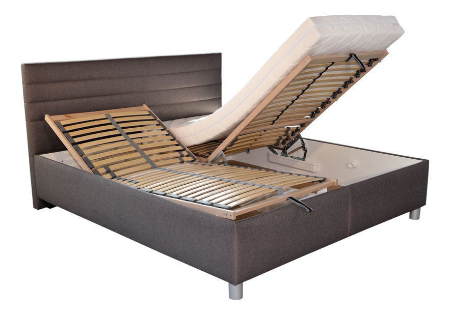 Manželská postel 180 cm Blanář Mirka (s rošty a matracemi)