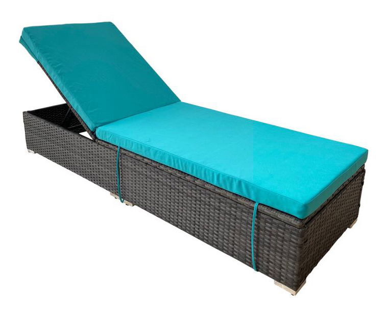 Zahradní lehátko Keta (modrá)