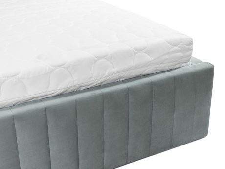 Manželská postel 160 cm Lentoa (béžová) (s roštem) (s úl. prostorem)