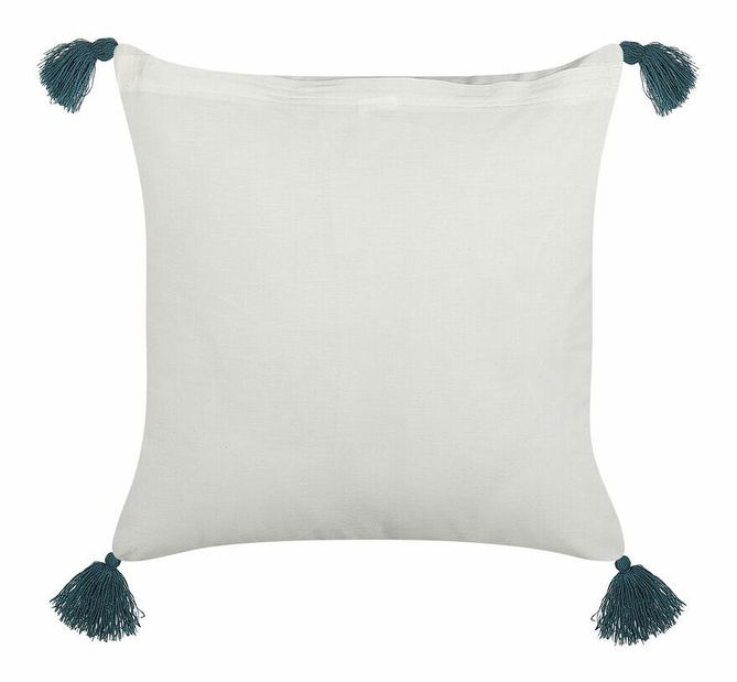 Sada 2 ozdobných polštářů 45 x 45 cm Rumla (modrá)