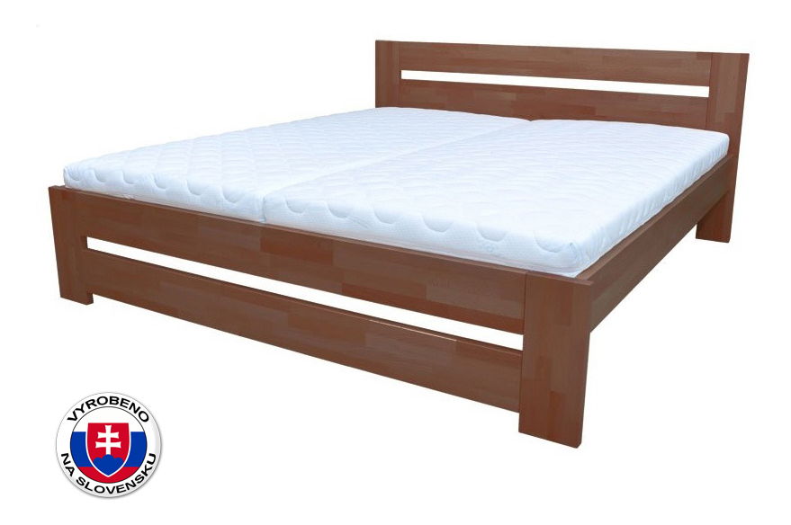 Manželská postel 220x140 cm Nora (masiv)