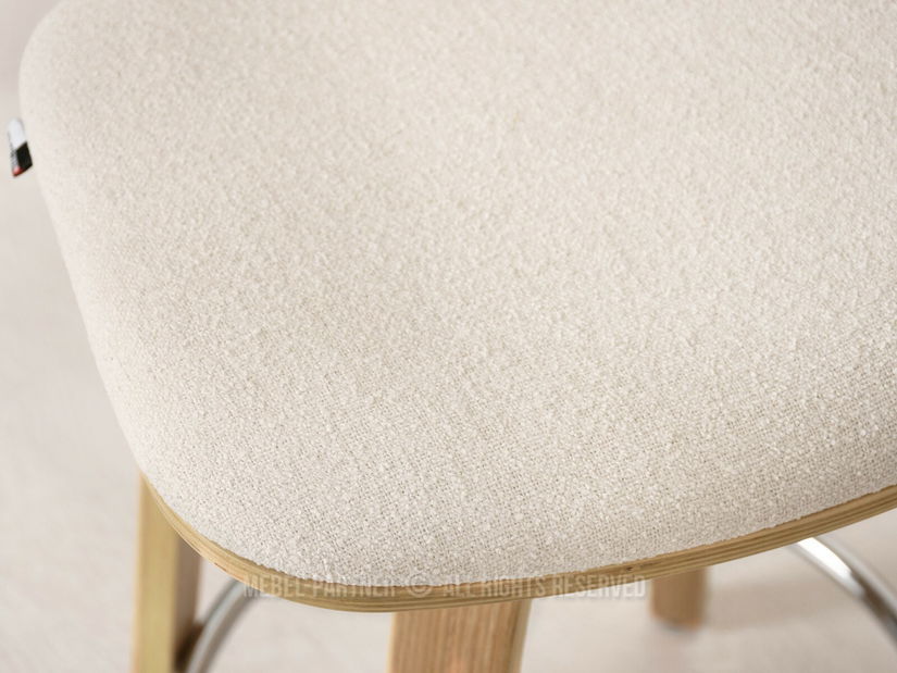 Židle Heindrich (krémová + dub)