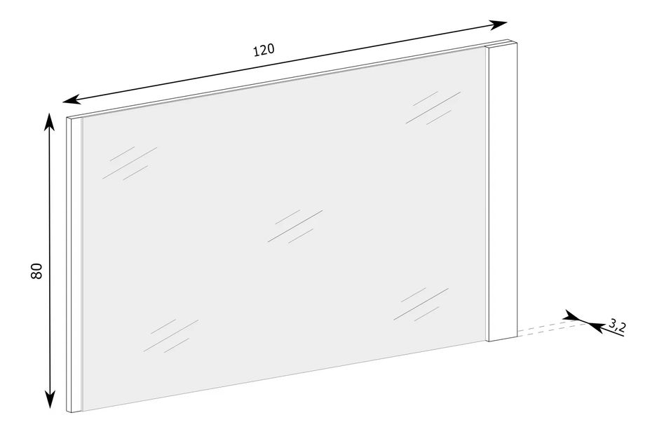Zrcadlo Nature 10 (dub ribbeck)