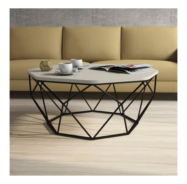 Konferenční stolek Bemala 2 (krémová)