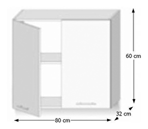 Horní kuchyňská skříňka Lilouse G 80