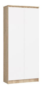 Policová skříň Rainer II (dub sonoma + bílá)