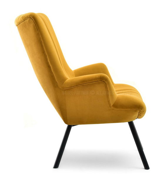 Designové křeslo Lanzaris (zlatá)