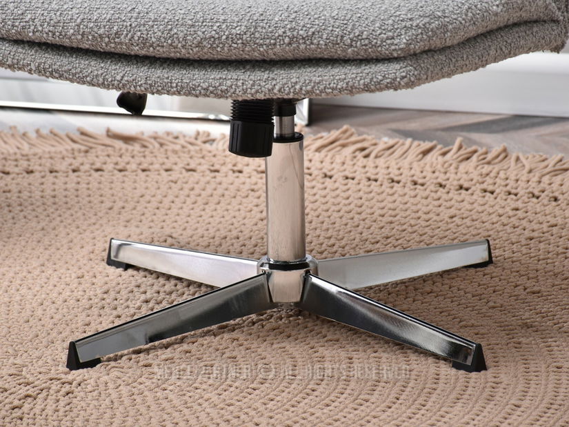 Židle Sky (šedá + chromová)