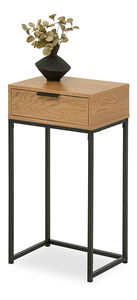 Konzolový stolek Norma S (dub + černá)