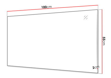 Zrcadlo Alkyra AK11 (bílá)
