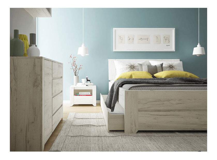 Manželská postel 180 cm Adamus Typ 93